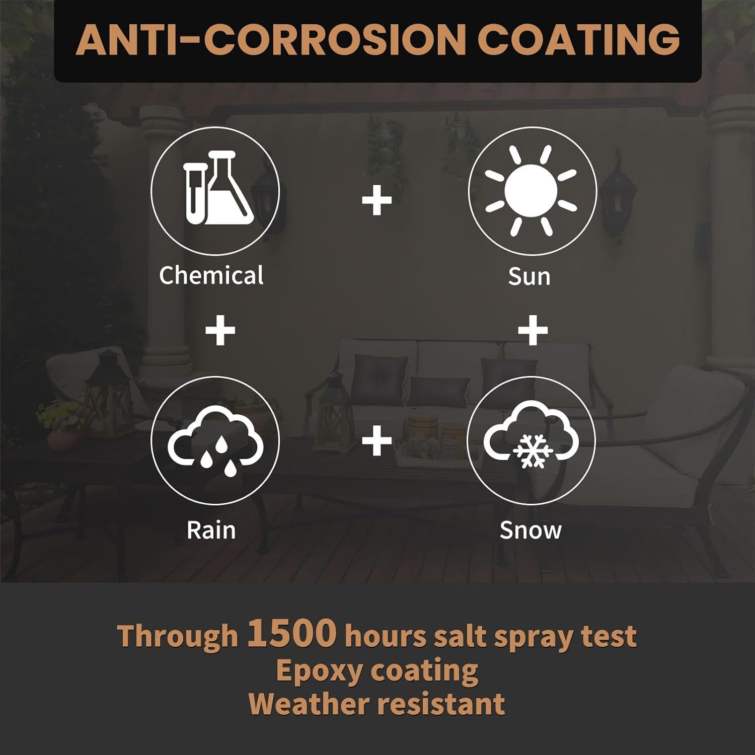 Tornillos de Madera FIXLINK #10 x 6.35 cm, 105 Pcs, Marrón