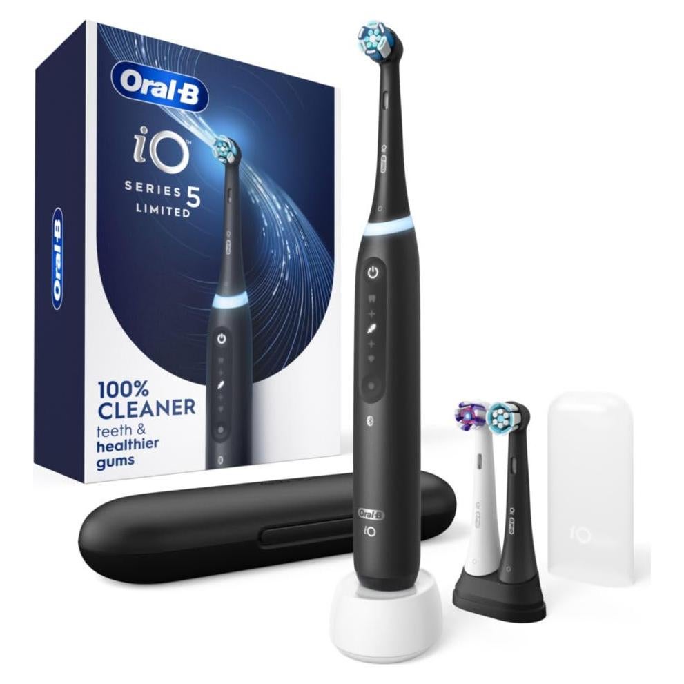 Cepillo de Dientes Eléctrico Oral-B iO5 Negro con 5 Modos