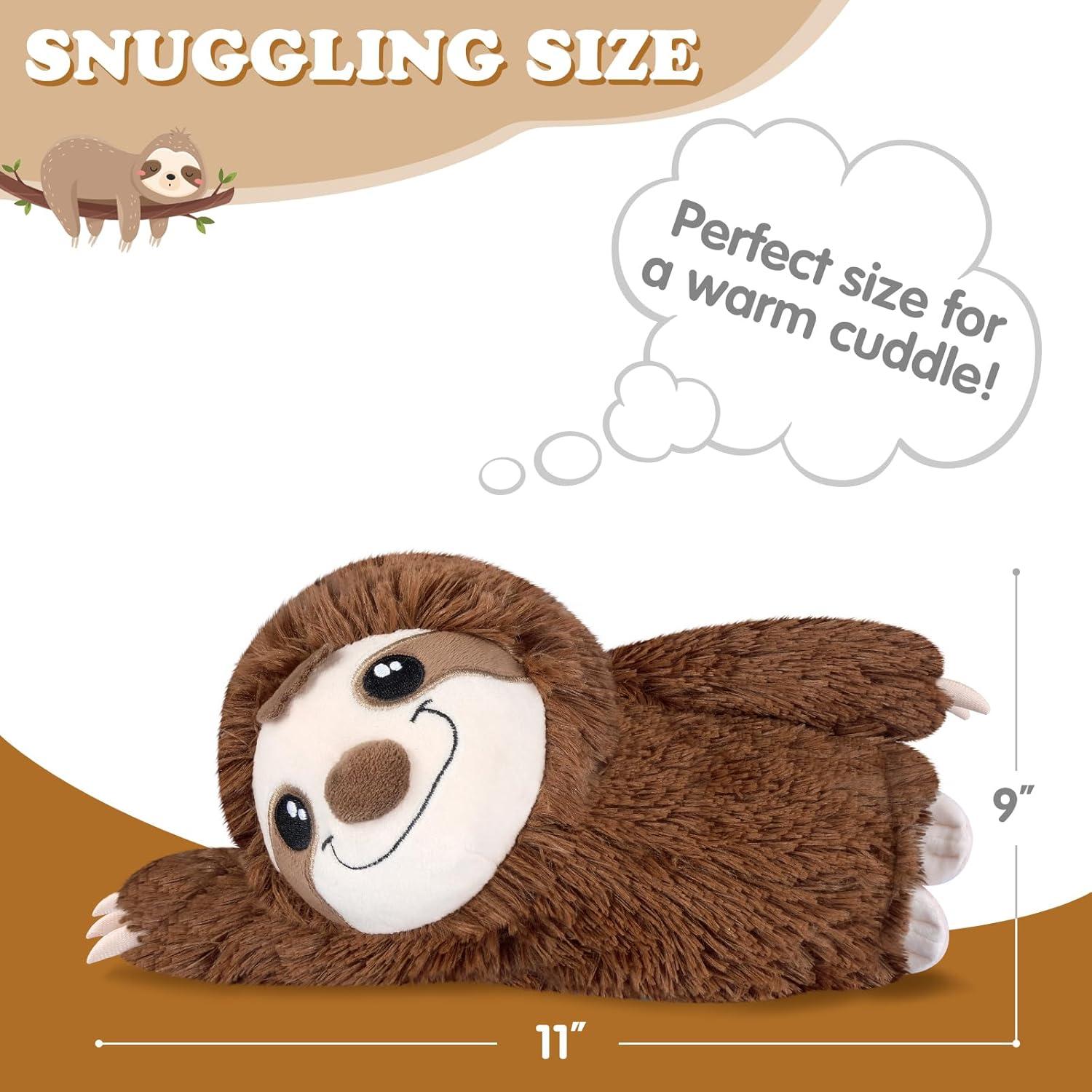 Almohadilla Calentable SUZZIPAD Perezoso de Peluche 28 cm