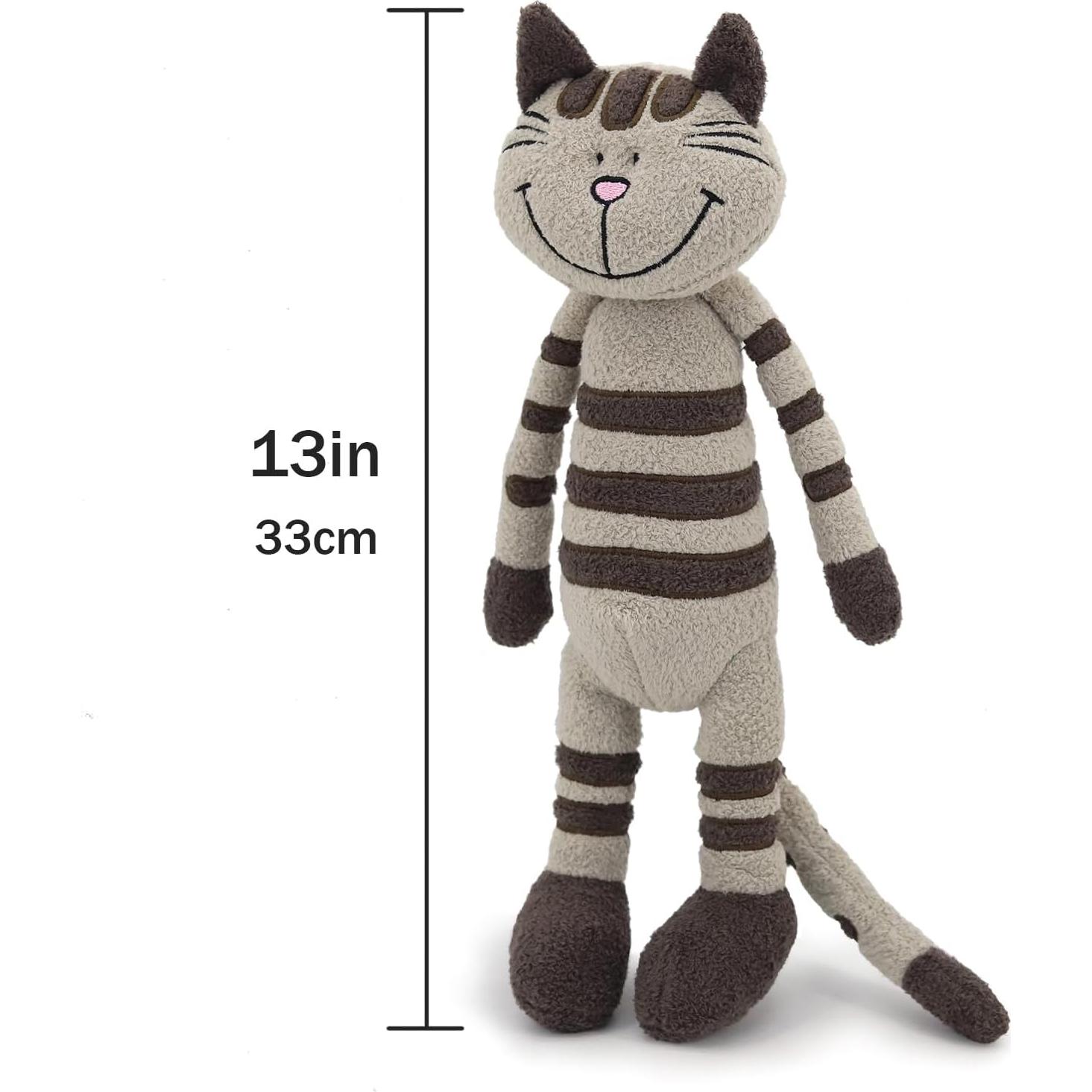 Gato de Peluche Marrón M&R Toys 33 cm Lavable