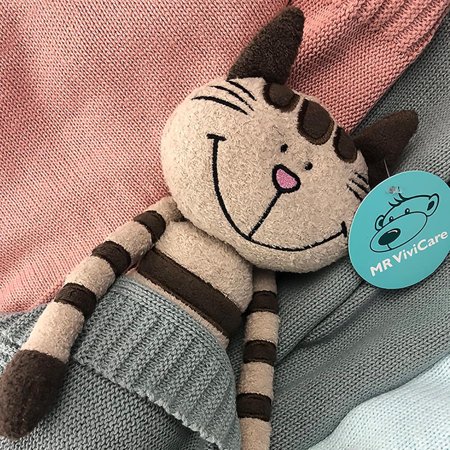 Gato de Peluche Marrón M&R Toys 33 cm Lavable