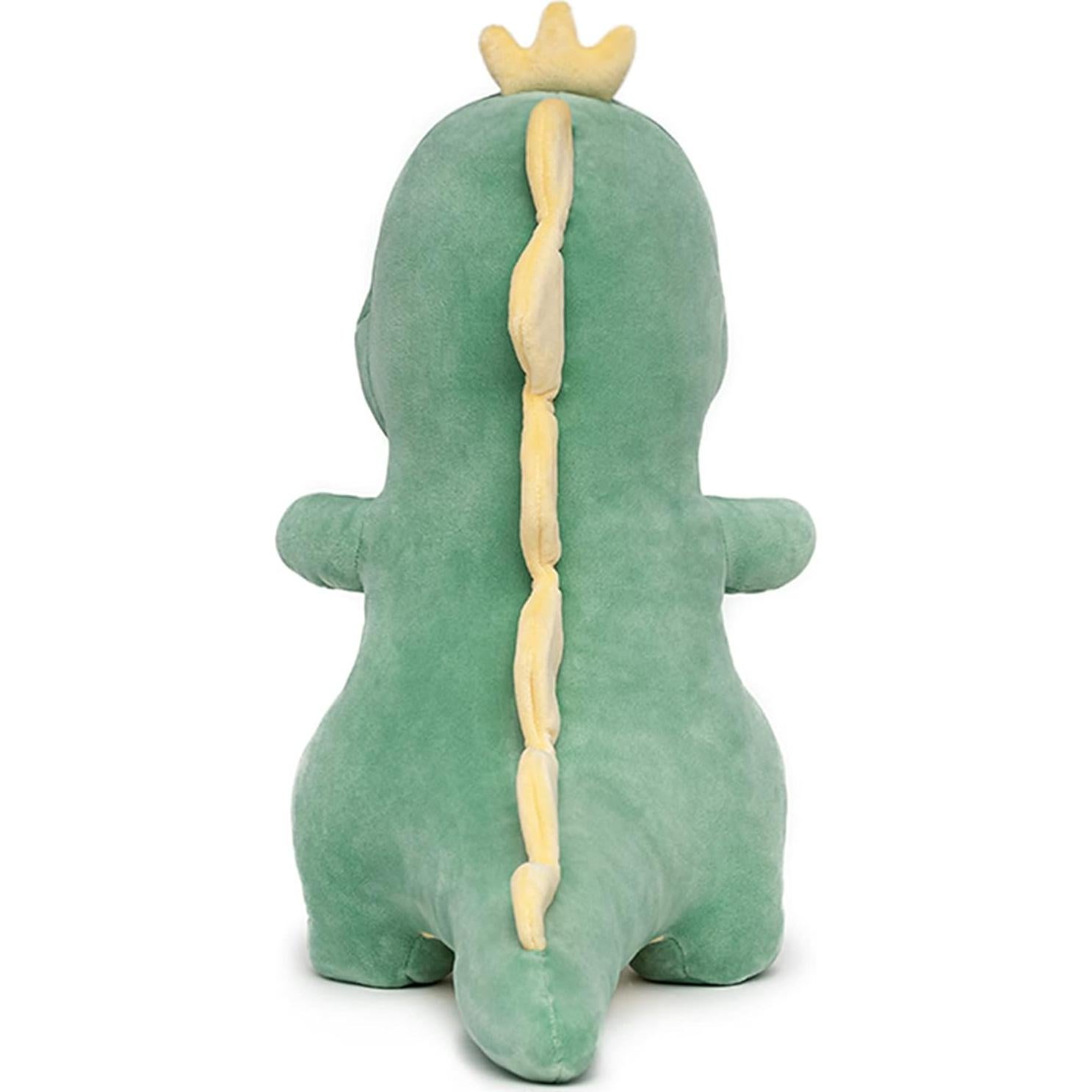 Dinosaurio de Peluche Adorlynetty 39.88 cm Verde Suave