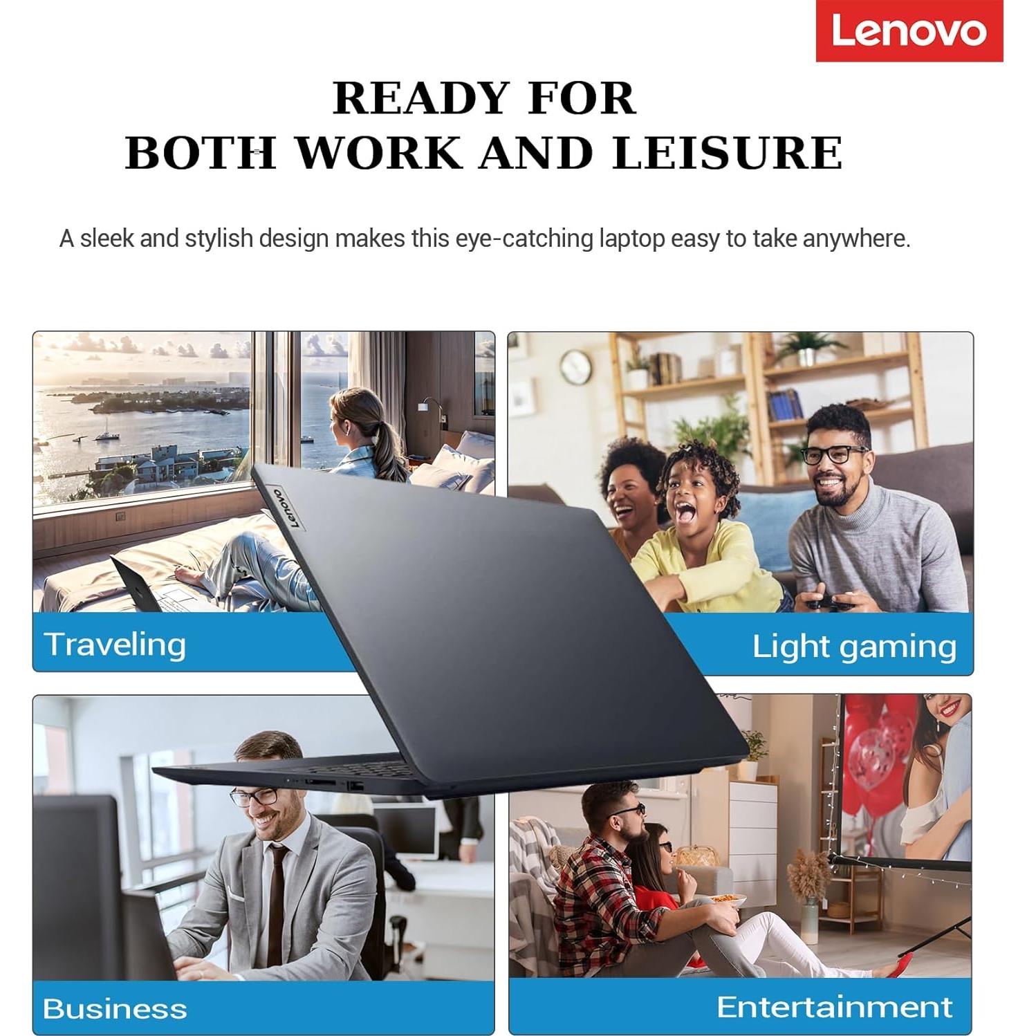 Lenovo IdeaPad 1 Laptop 15.6" FHD 12GB RAM 256GB SSD Windows 11