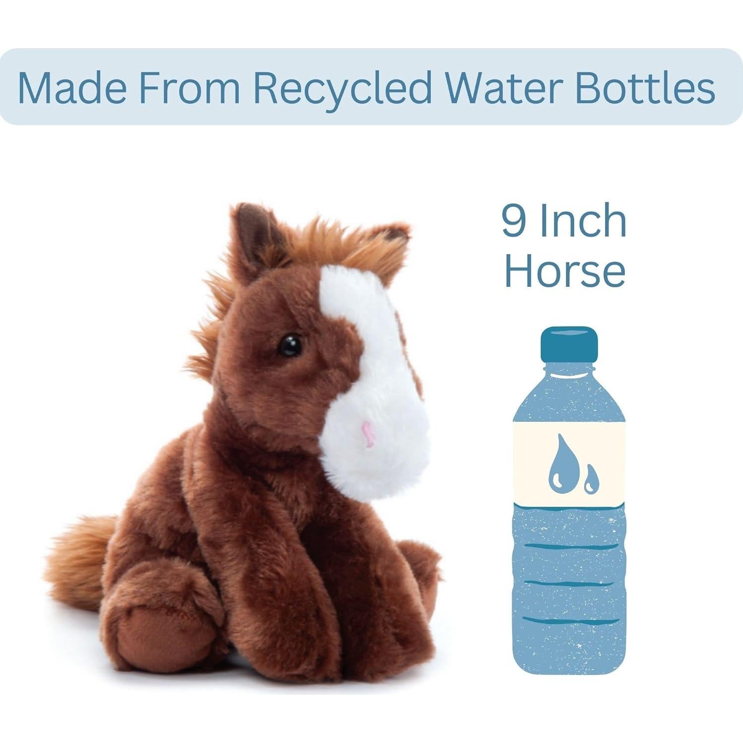 Caballo de Peluche Floppy The Petting Zoo 22,86 cm