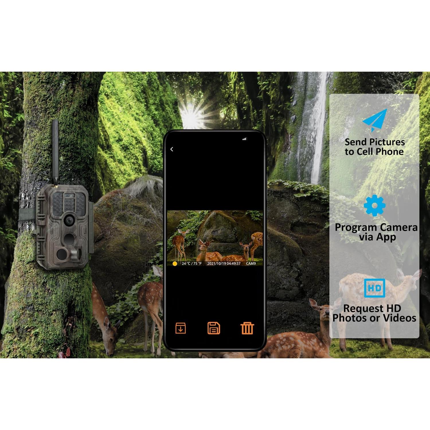 Cámara de Sendero Meidase S950 4G LTE, Visión Nocturna 30m