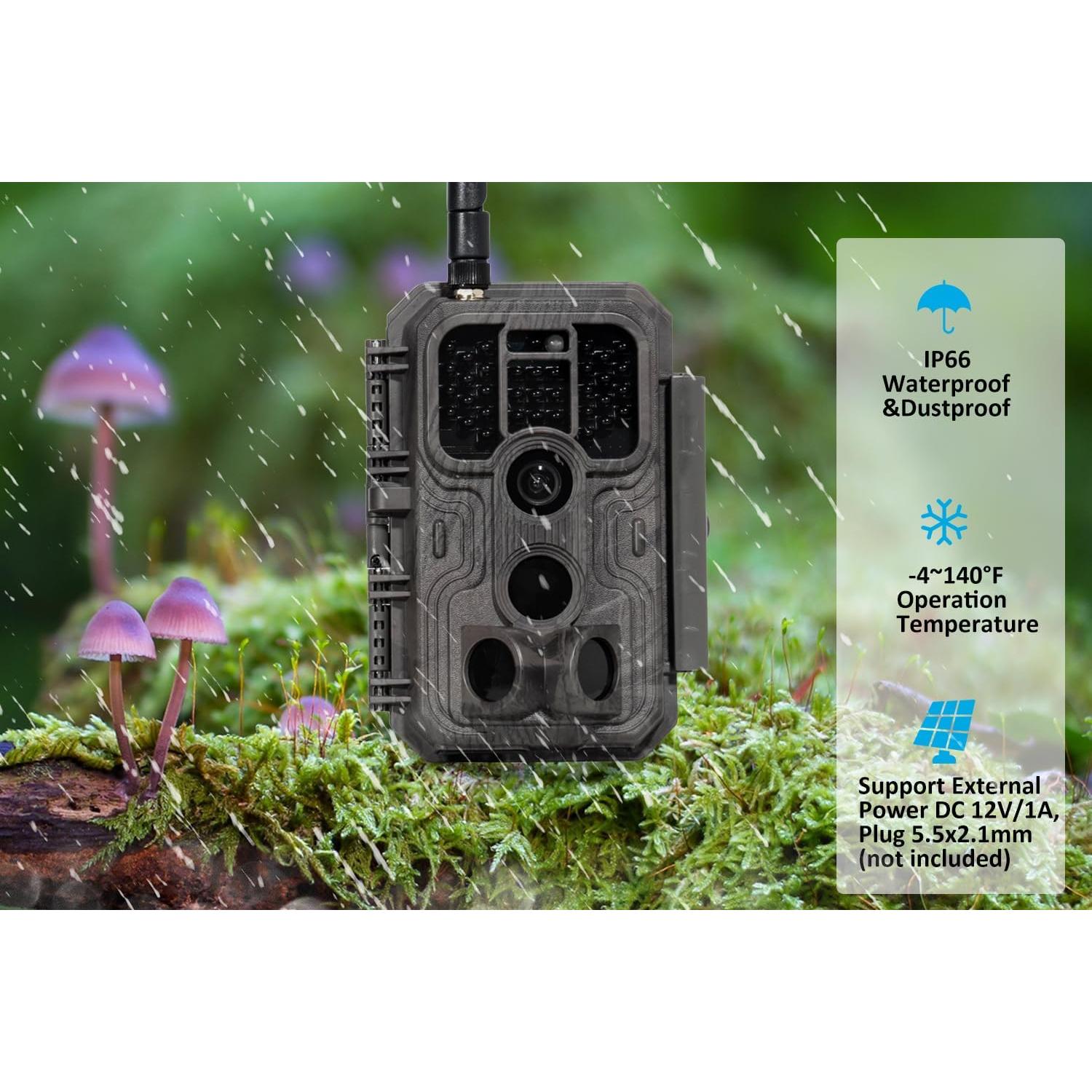 Cámara de Sendero Meidase S950 4G LTE, Visión Nocturna 30m