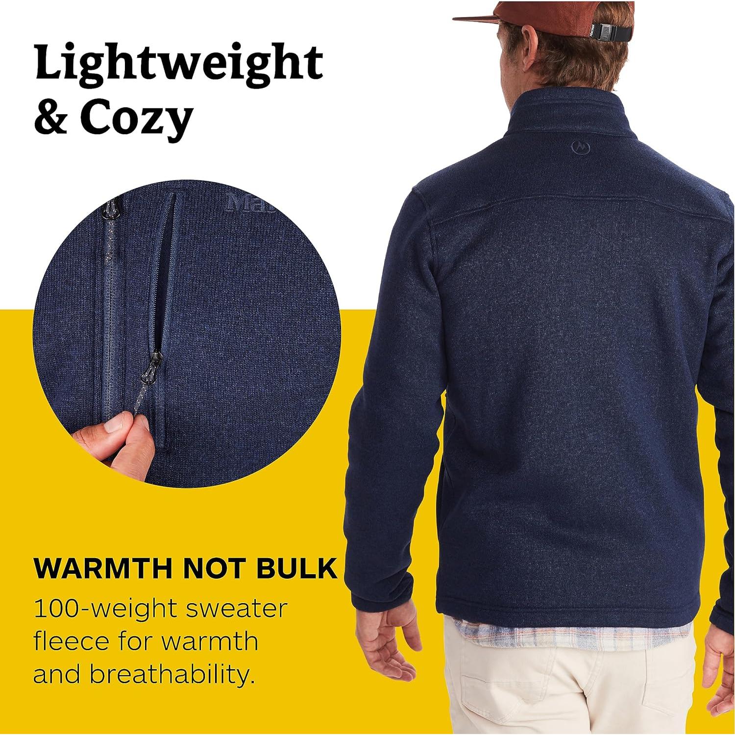 Chaqueta de Forro Polar MARMOT Drop Line Hombre - Cálida y Ligera