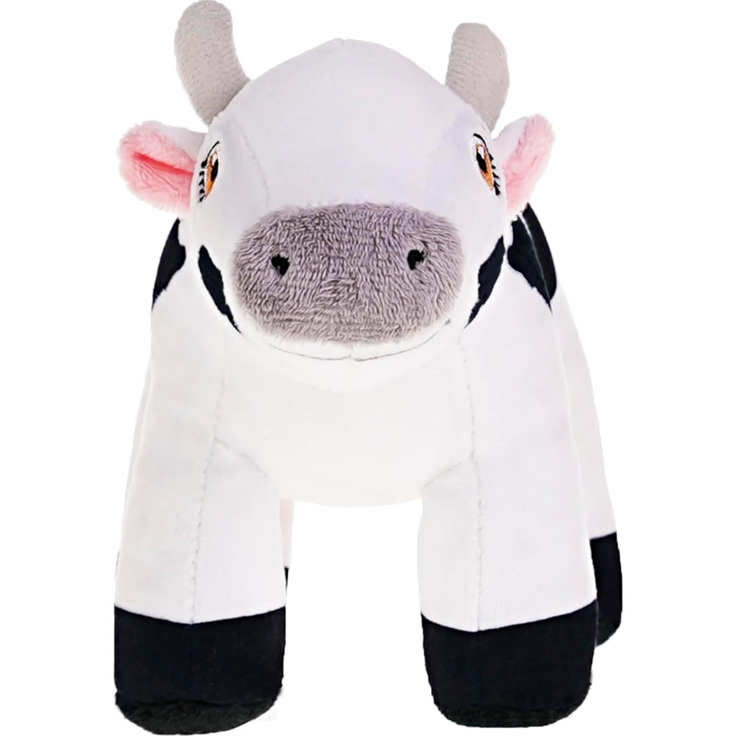 LA GRANJA DE Zenon Vaca Lola 5 in. | Stuffed Animal Soft and Huggable | El Reino Infantil