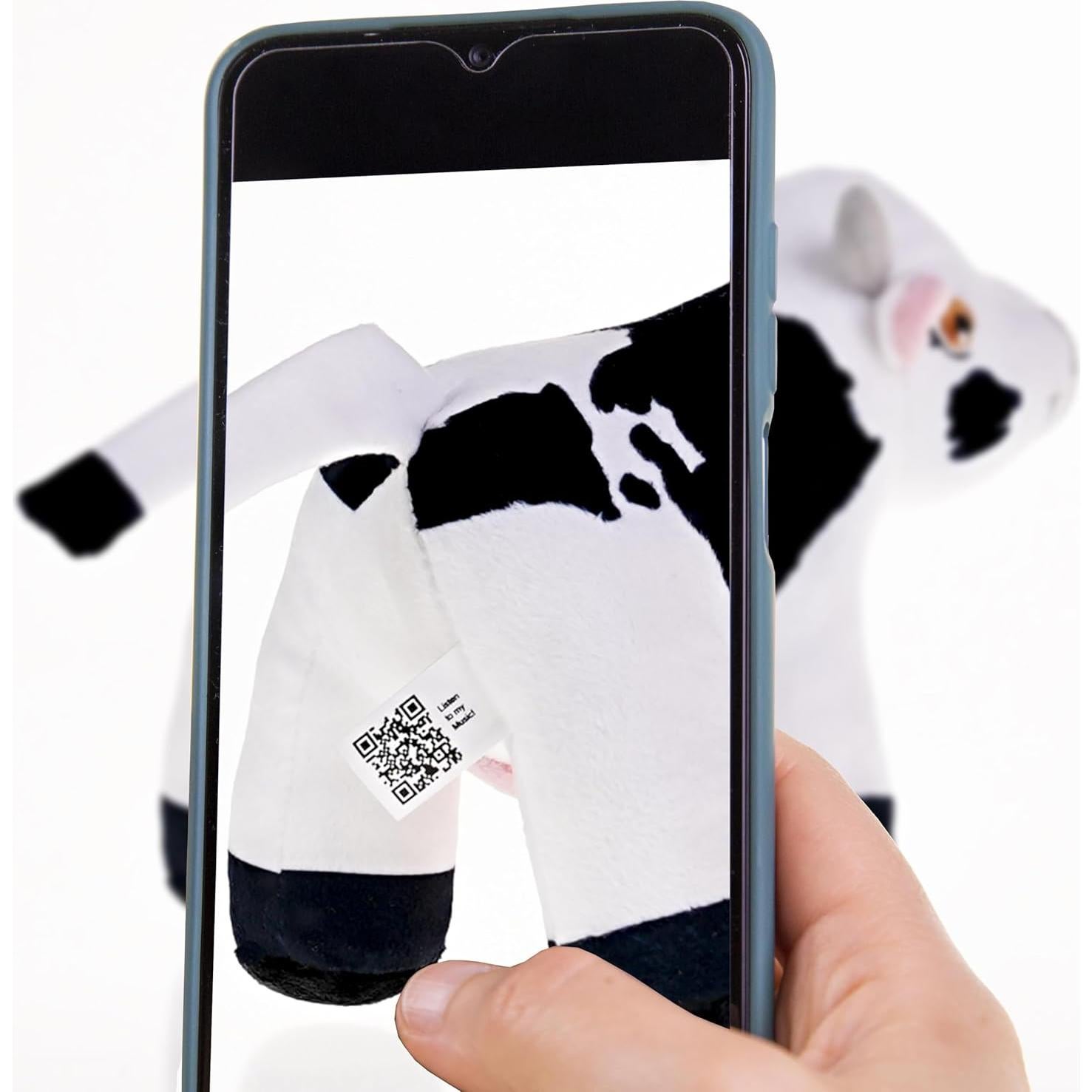 LA GRANJA DE Zenon Vaca Lola 5 in. | Stuffed Animal Soft and Huggable | El Reino Infantil