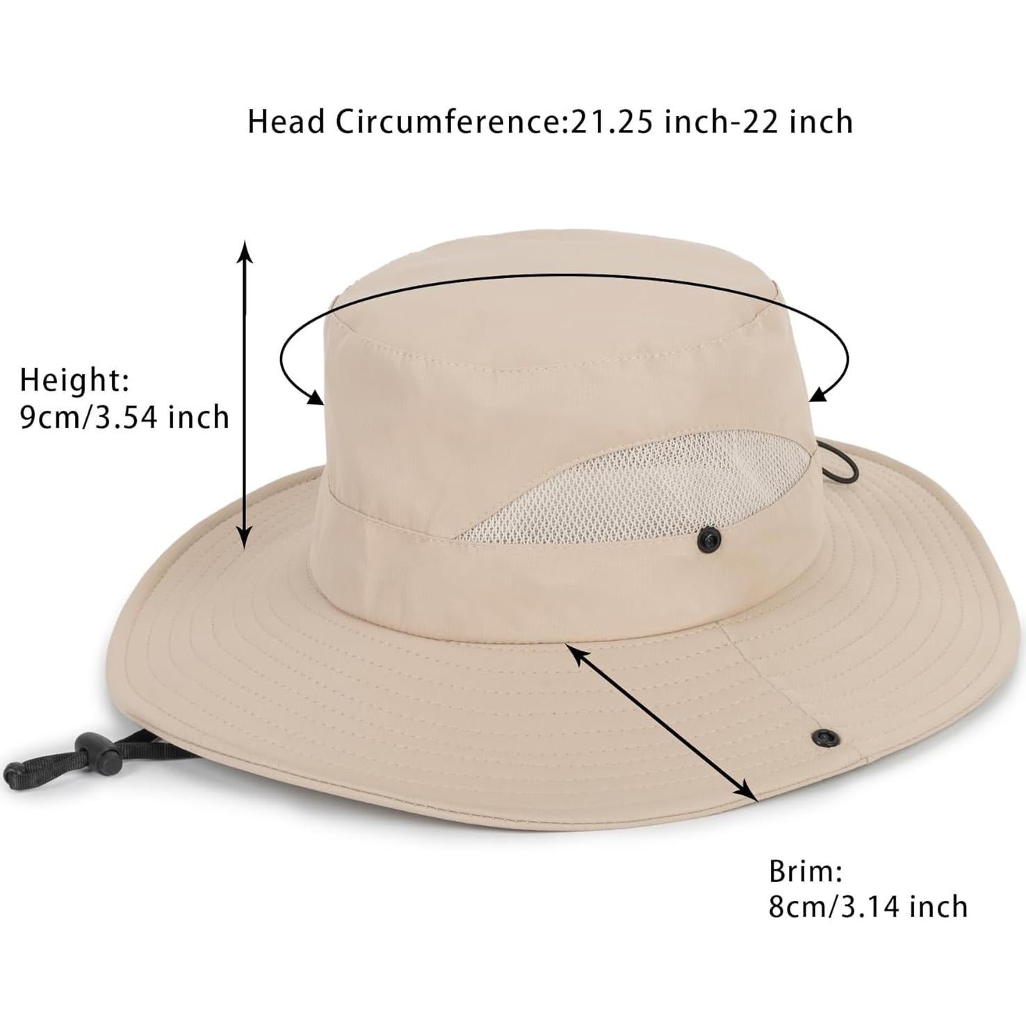 Sombrero de Sol Beige para Niños con Protección UV 5-14A