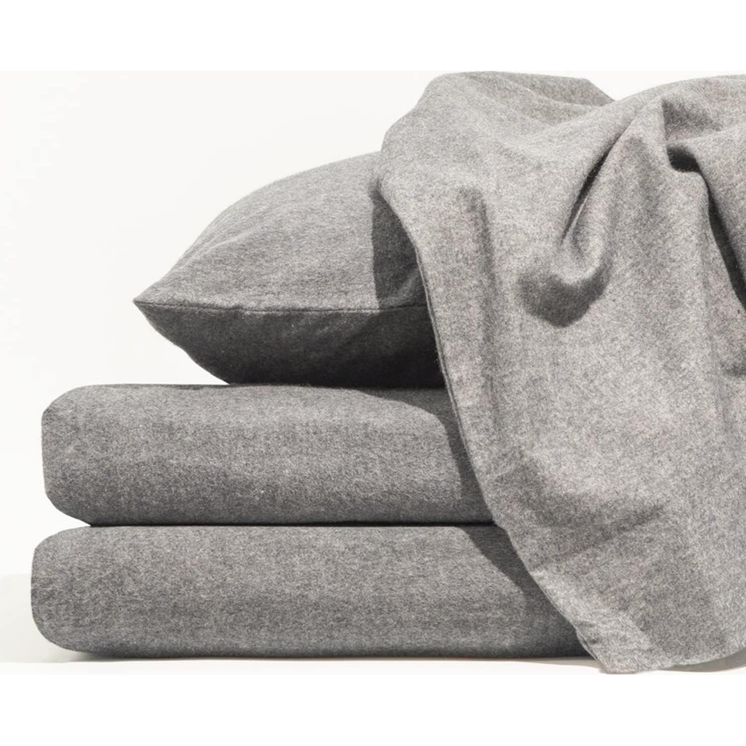 Juego de Sábanas Gilbins 100% Algodón Peinado Cuna Gris Melange