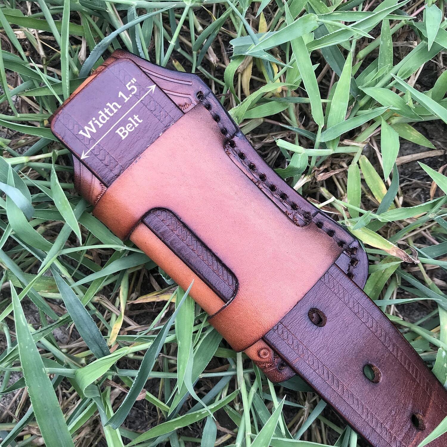 Funda de Cuchillo de Cuero COHOMELARS 10.8 cm Horizontal Marrón