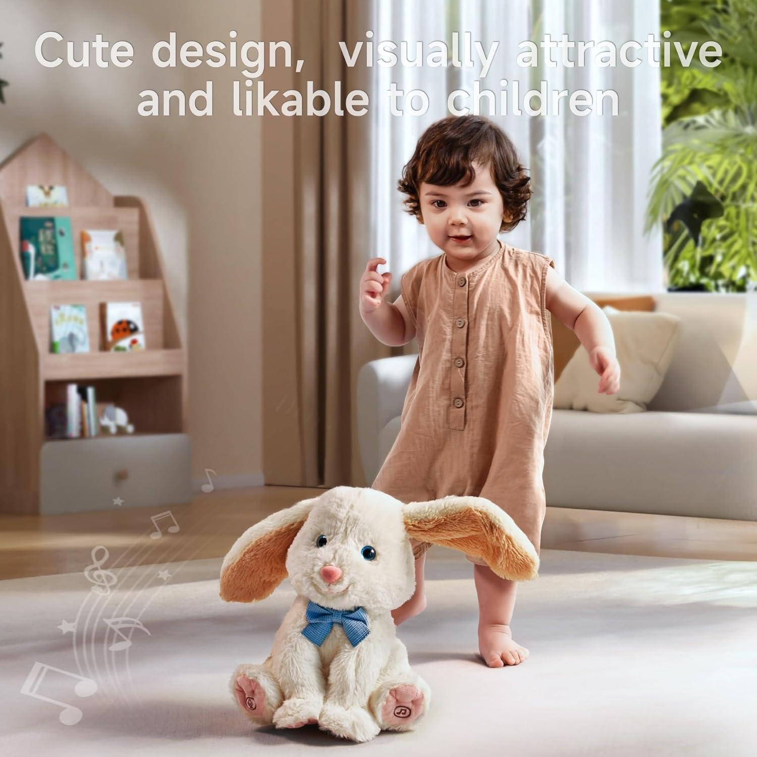 Conejo de Peluche Musical TUMAMA - Juguete Interactivo para Niños