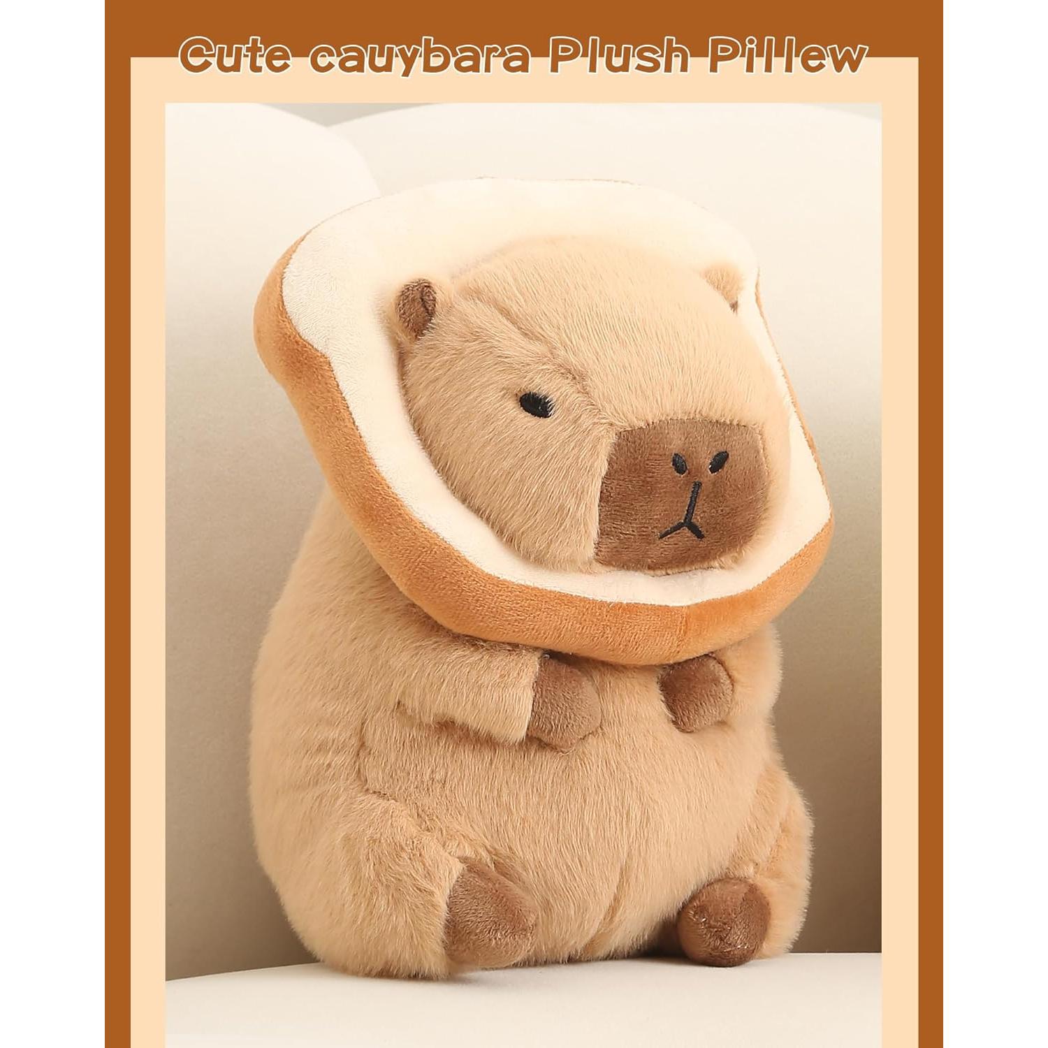 Peluche de Capibara Kawaii Bestsea 25x15 cm Suave y Tierno