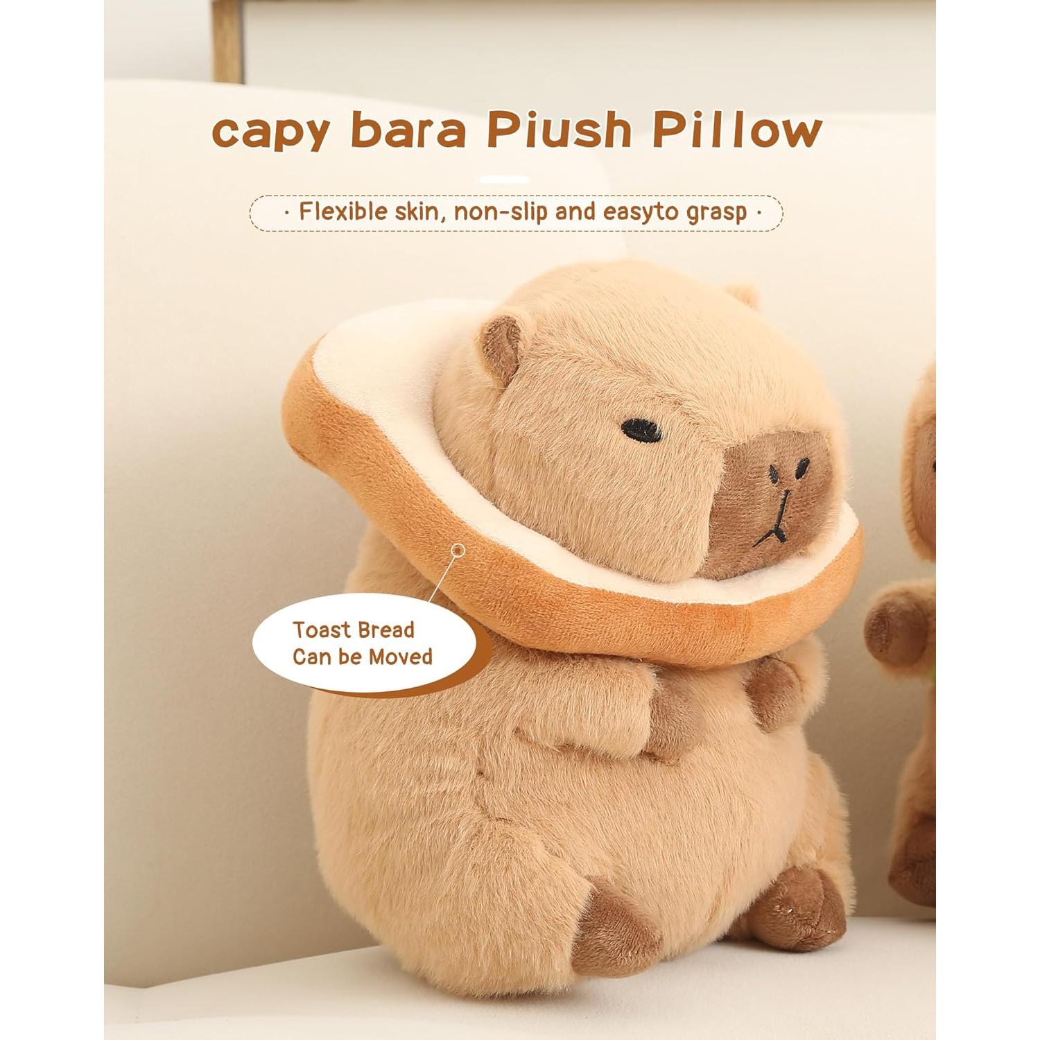 Peluche de Capibara Kawaii Bestsea 25x15 cm Suave y Tierno