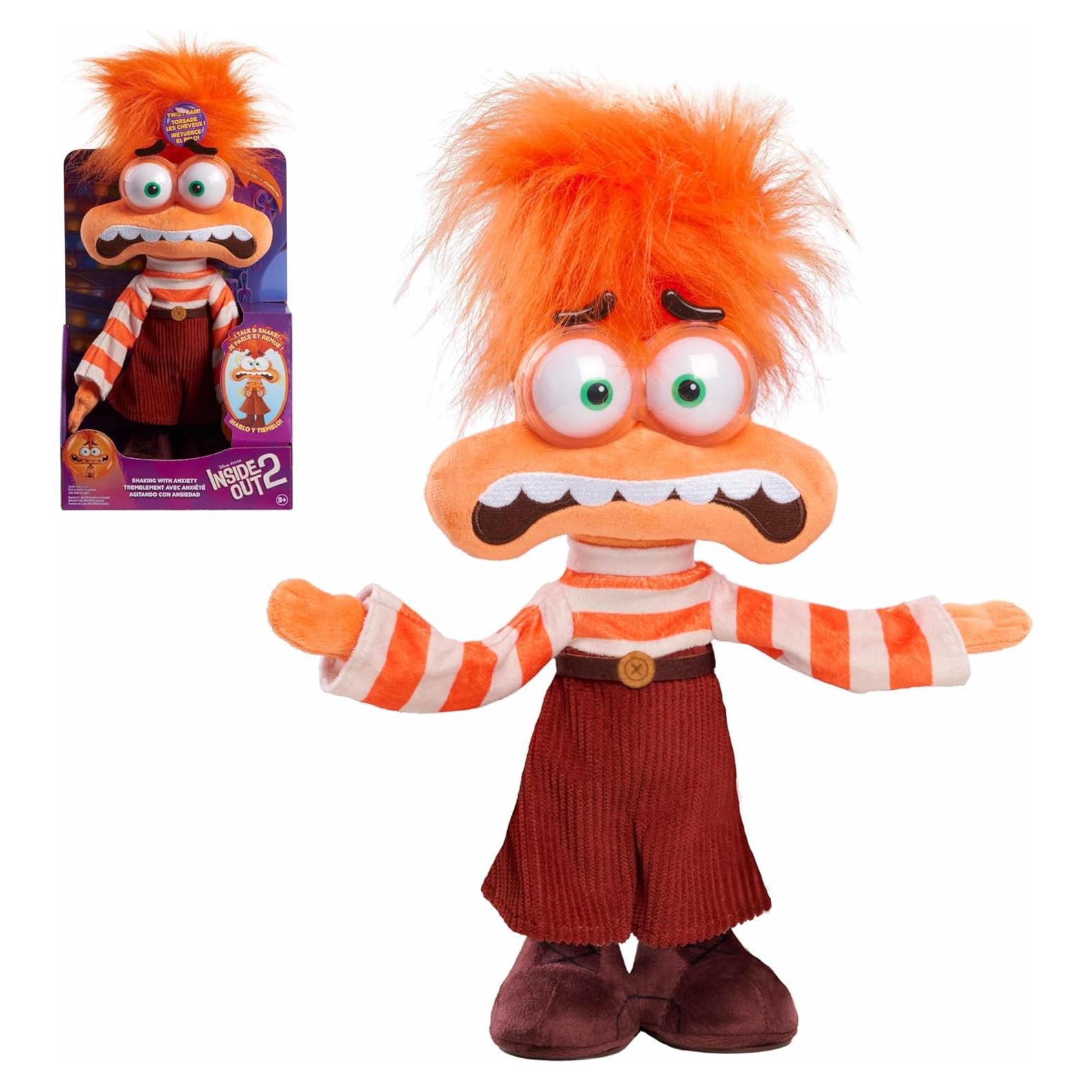 Peluche Ansiedad Inside Out 2 Just Play 33 cm para Niños