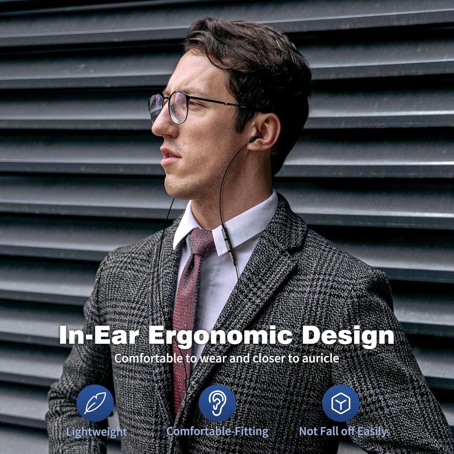 Auriculares USB Tipo C ACAGET con Micrófono y Control Remoto