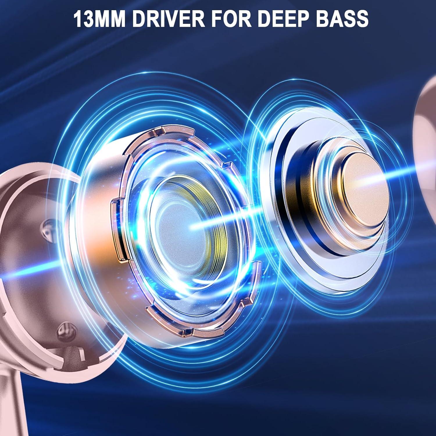 Auriculares Inalámbricos Jxrev J53 Bluetooth 5.4 HiFi 40H IP7