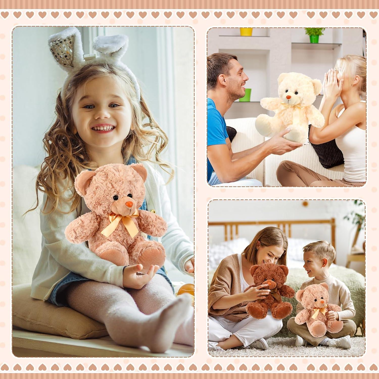 Osos de Peluche Civaner 20 cm 9 Paquetes Coloridos