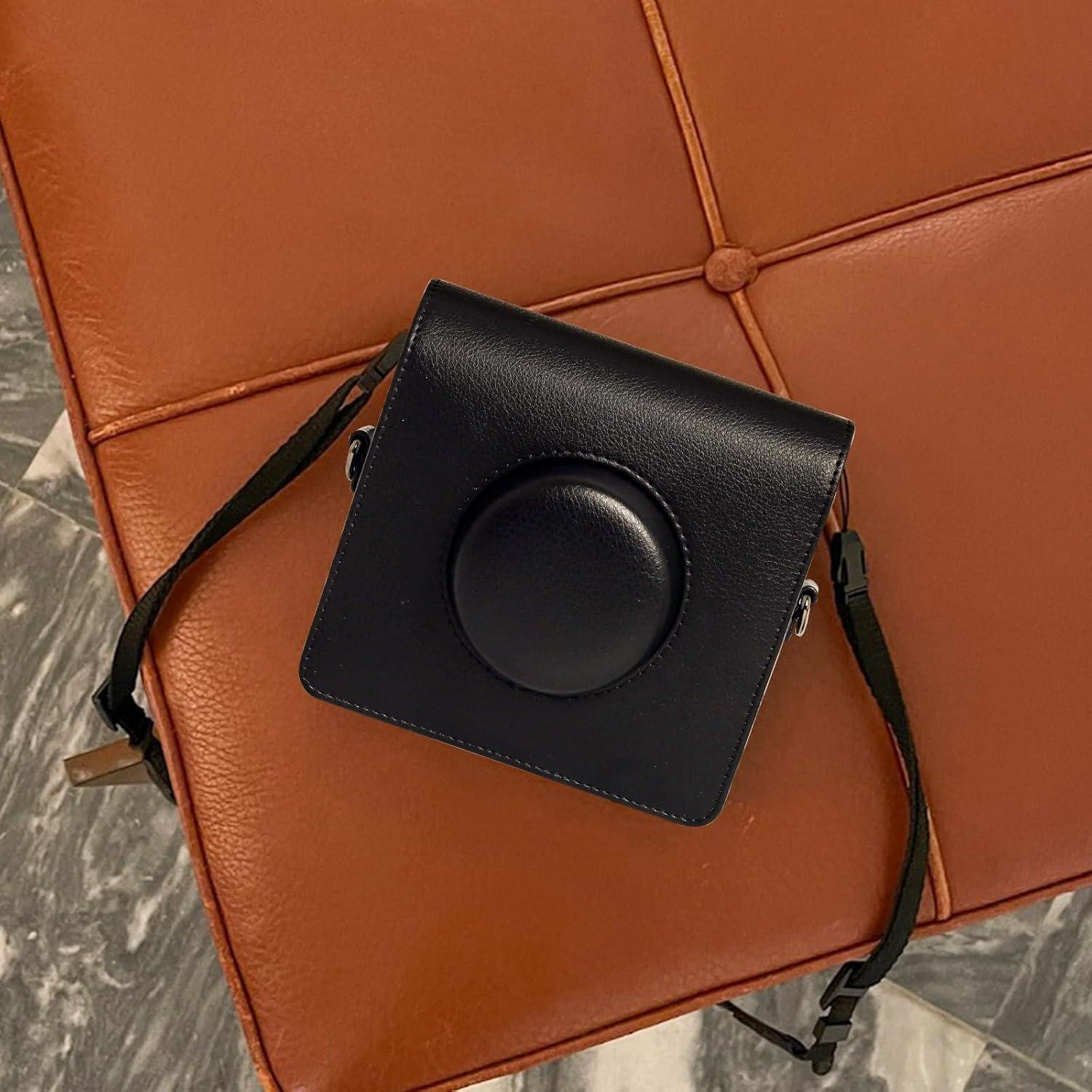 Funda de Cuero Retro WOGOZAN para Fujifilm Instax Wide EVO