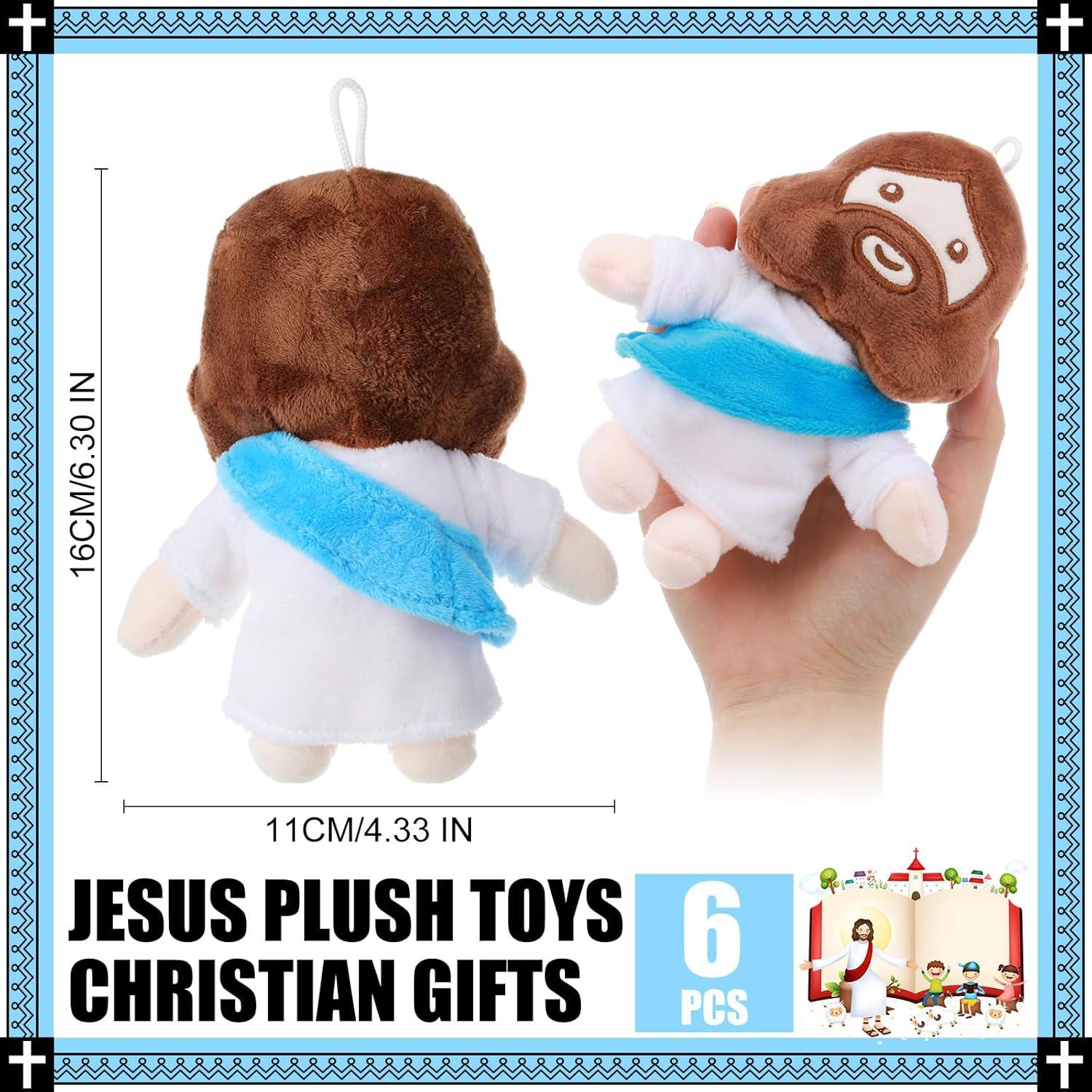 Muñecos de Peluche Jesús Barydat 6 Pcs Regalos Cristianos