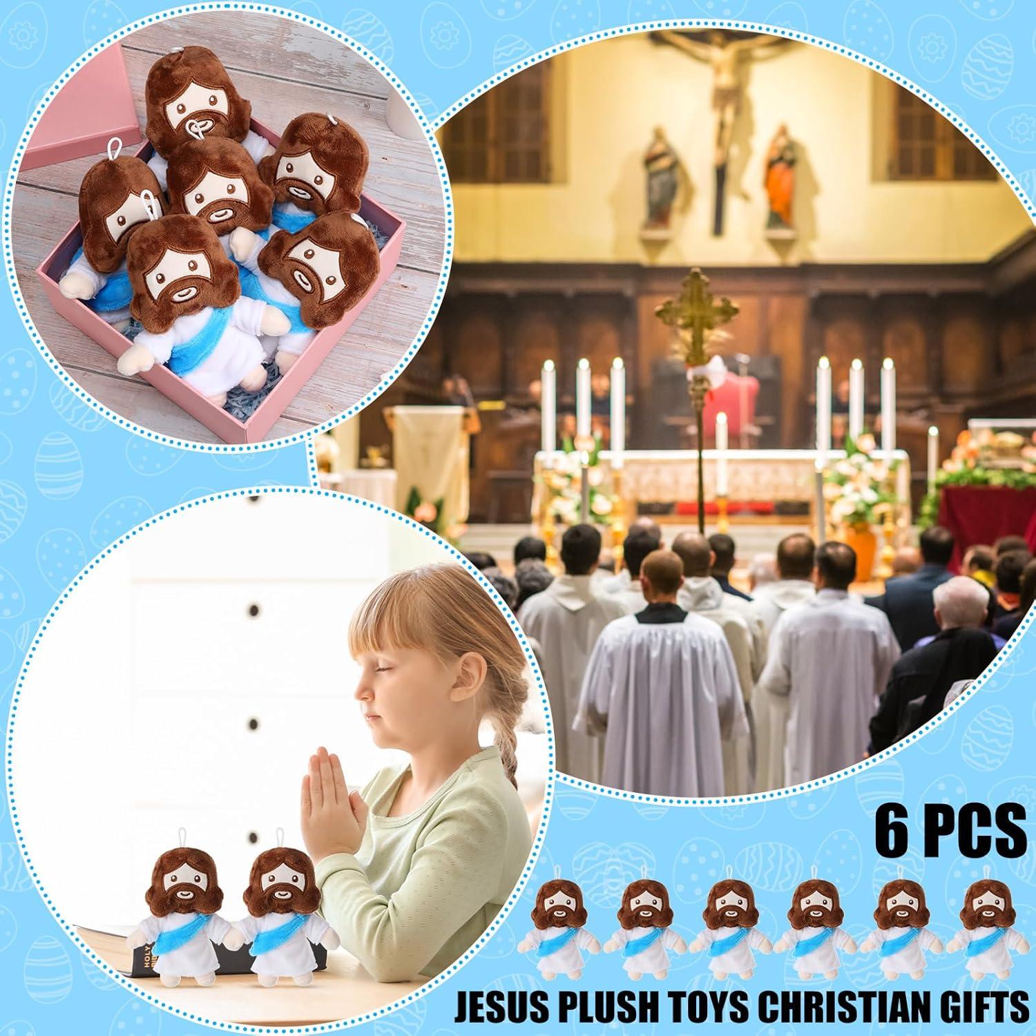 Muñecos de Peluche Jesús Barydat 6 Pcs Regalos Cristianos