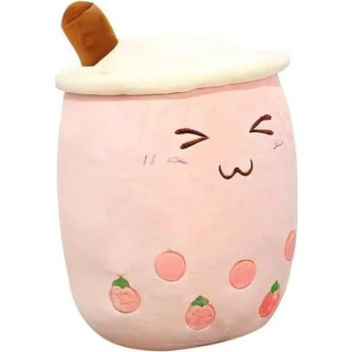 Almohada de Peluche Boba VHYHCY Rosa 34.8 cm Suave Kawaii
