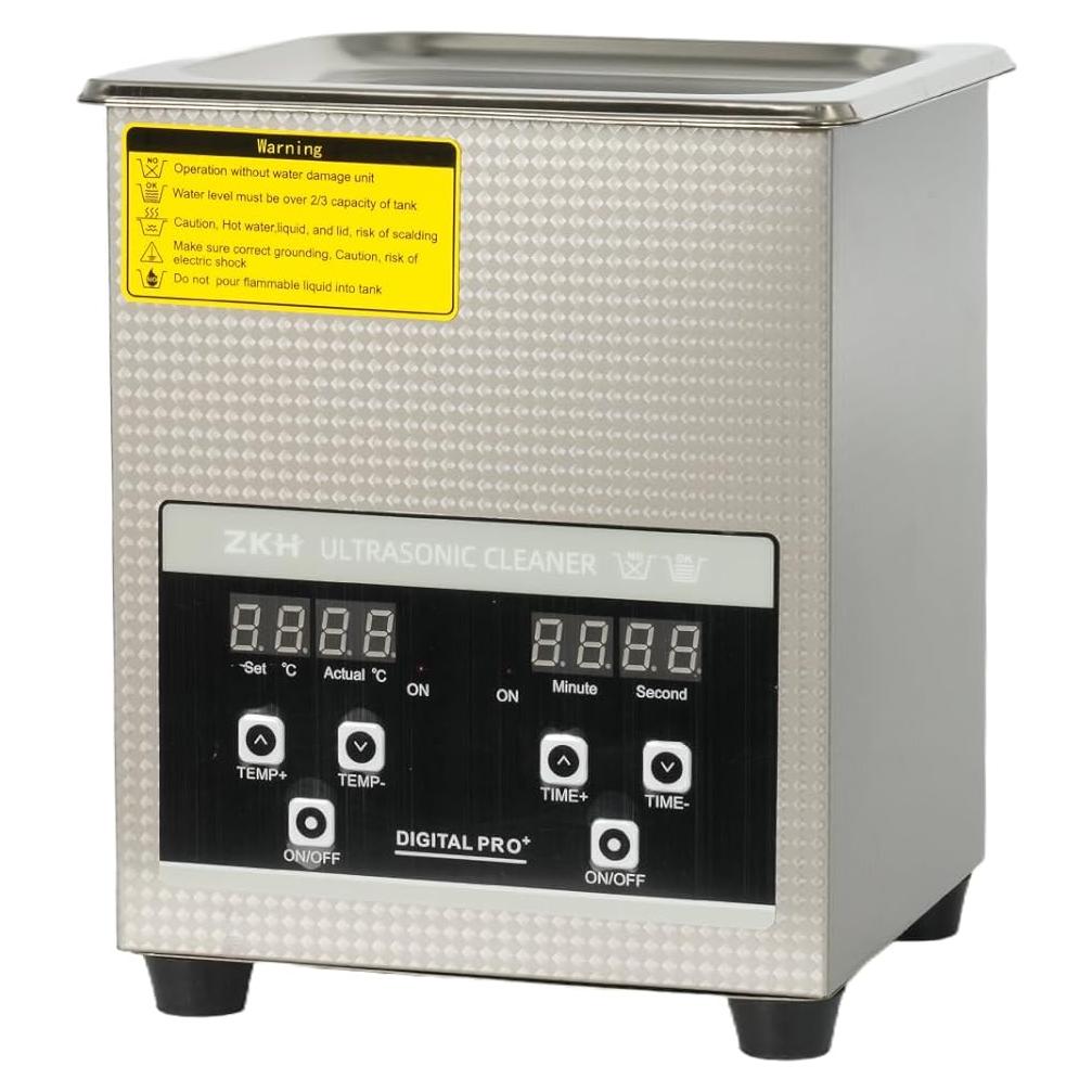 Limpiador Ultrasónico ZKH 2L con Temporizador y Calentador