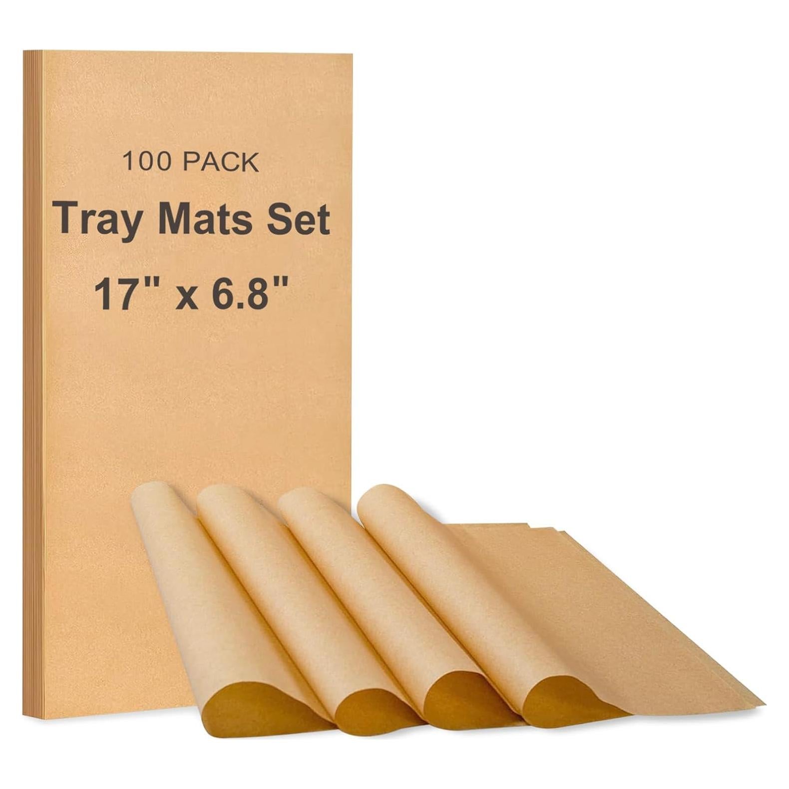 Juego de Tapetes para Bandejas Medianas LSKHEGWLU 100 PCS