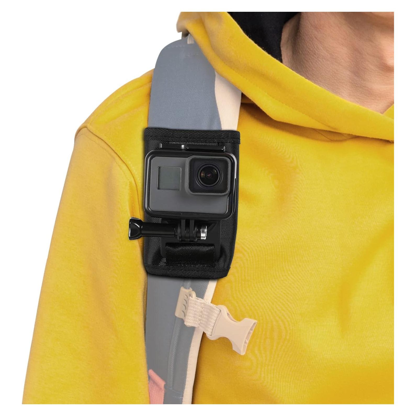 Soporte de Correa de Mochila ParaPace para GoPro Hero 10/9/8/7/6/5/4/3+