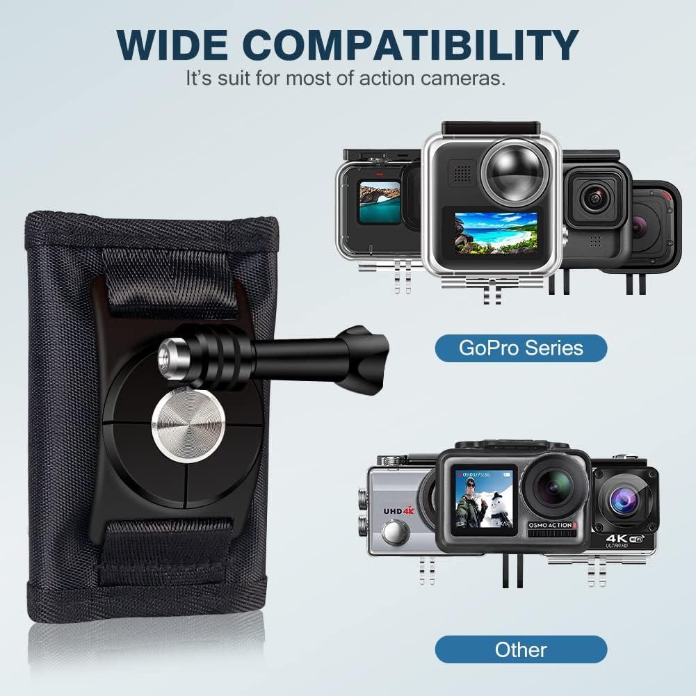 Soporte de Correa de Mochila ParaPace para GoPro Hero 10/9/8/7/6/5/4/3+
