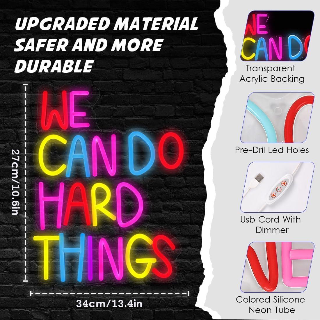 Letrero de Neón Multicolor Yao Yun 34x27 cm con Luz LED