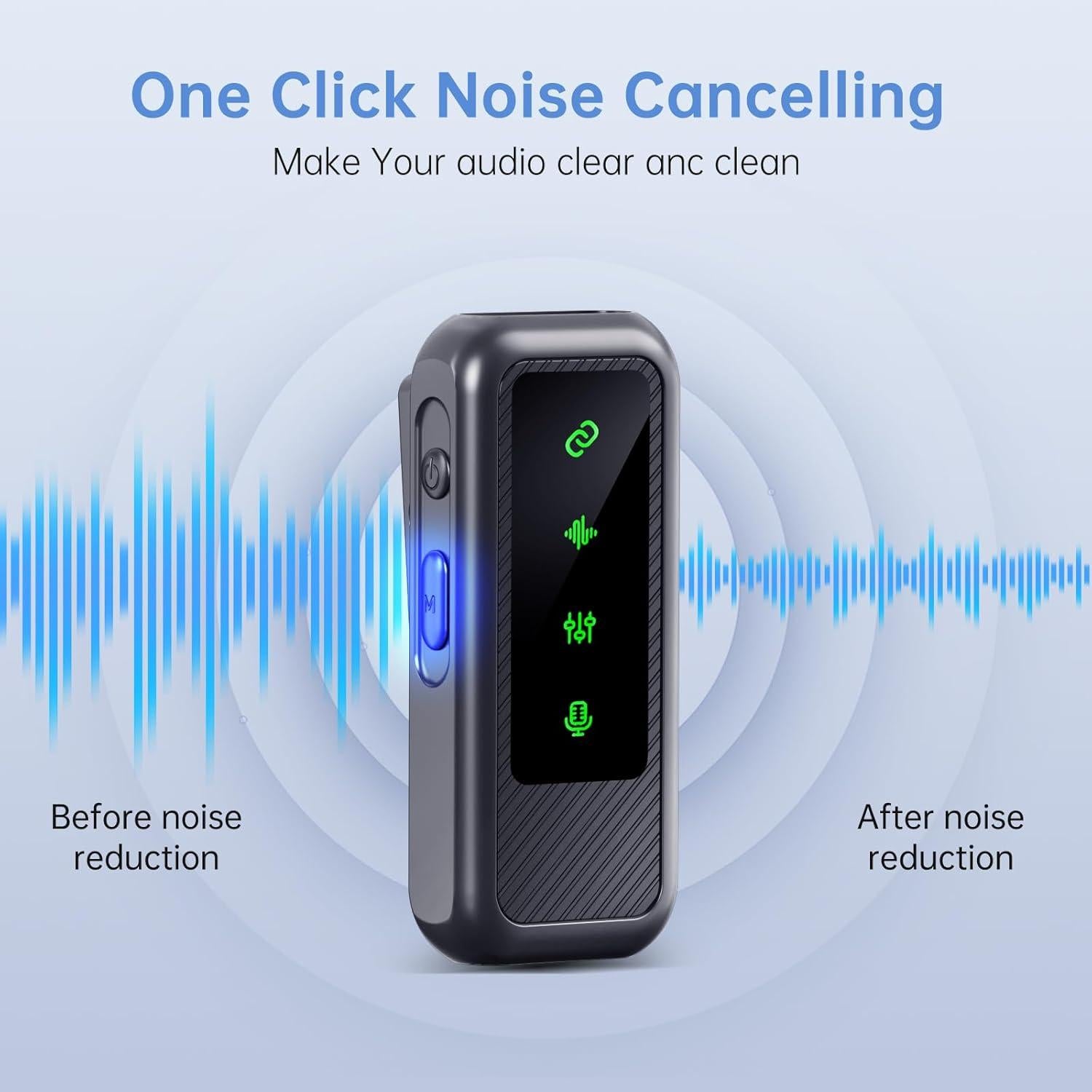 Micrófono Inalámbrico Clip-on Realmoon MPS-8RPRO 48KHz