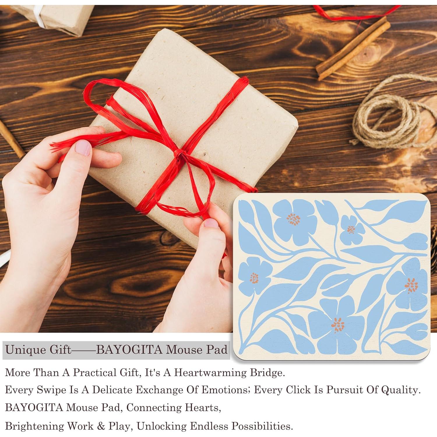 Alfombrilla de Ratón BAYOGITA Floral Azul 24.1x20.3 cm