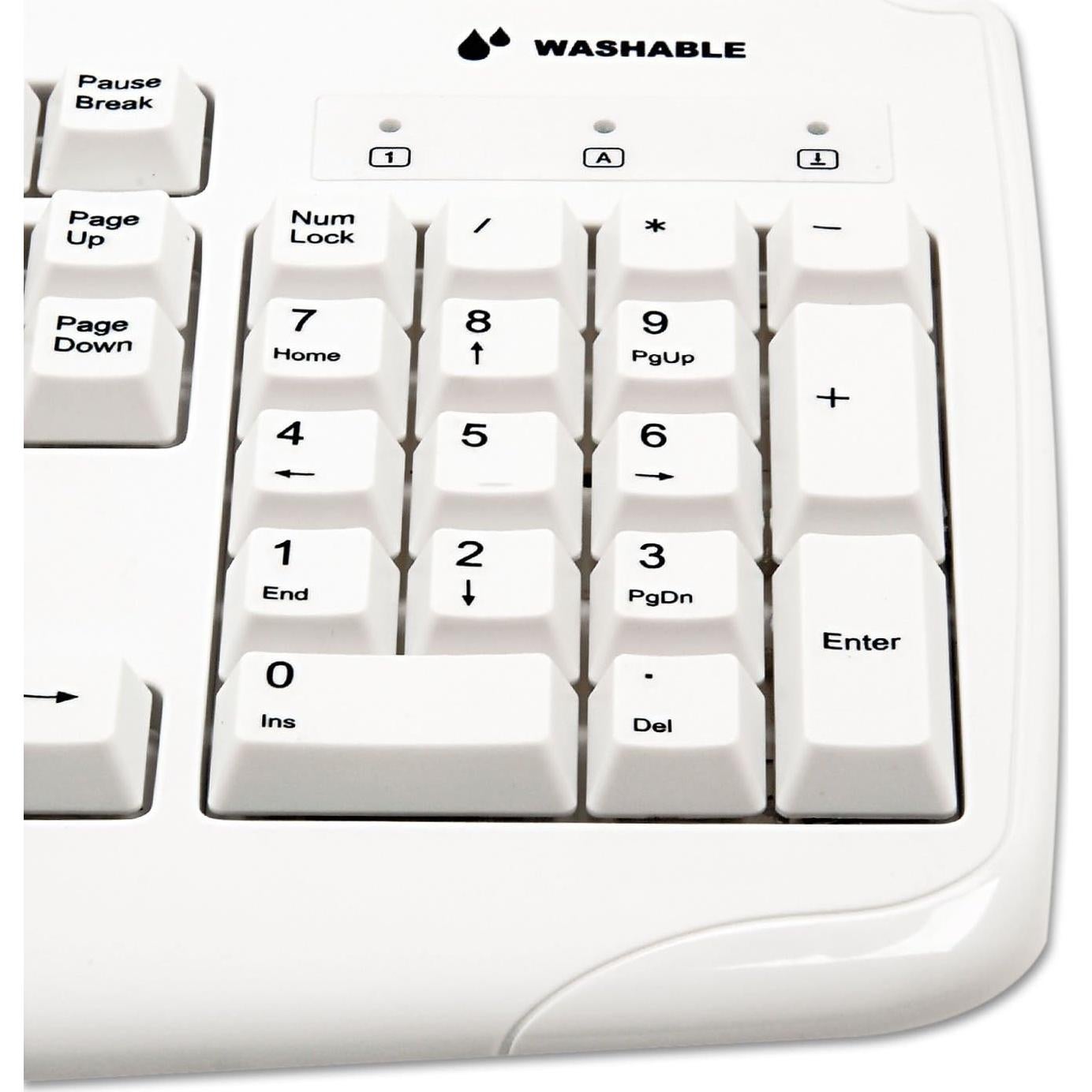 Teclado USB Lavable Kensington Pro Fit Blanco K64406US