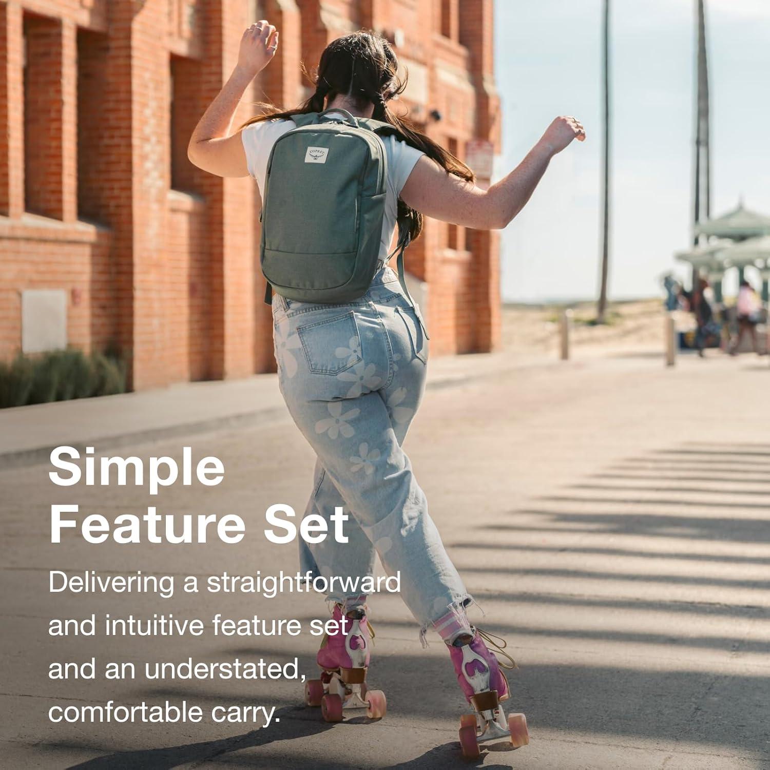 Mochila Osprey Arcane Small Day 10L Negra para Laptop 13"