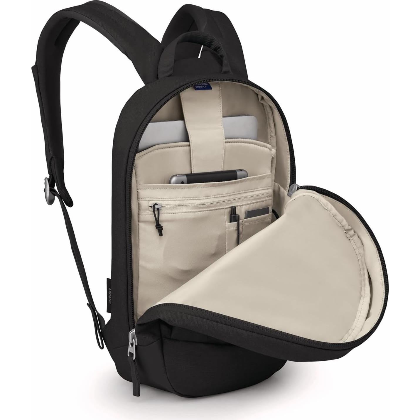 Mochila Osprey Arcane Small Day 10L Negra para Laptop 13"