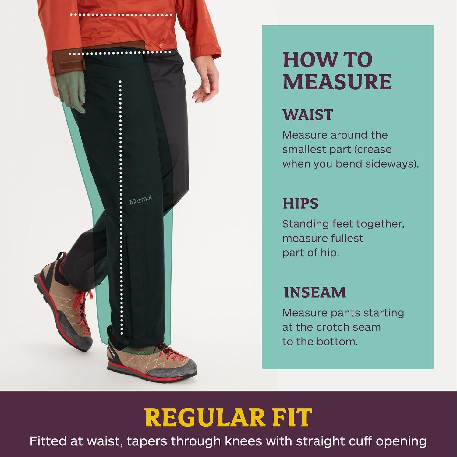 Pantalones de senderismo impermeables MARMOT PreCip Eco mujer