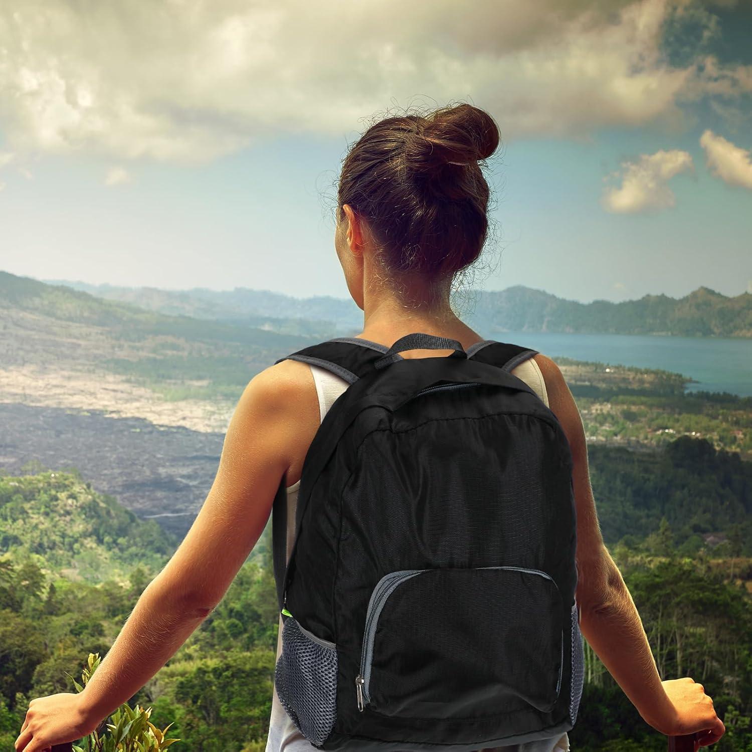 Mochilas ligeras Jexine 10 Pcs 41.91 cm Negro para Adultos