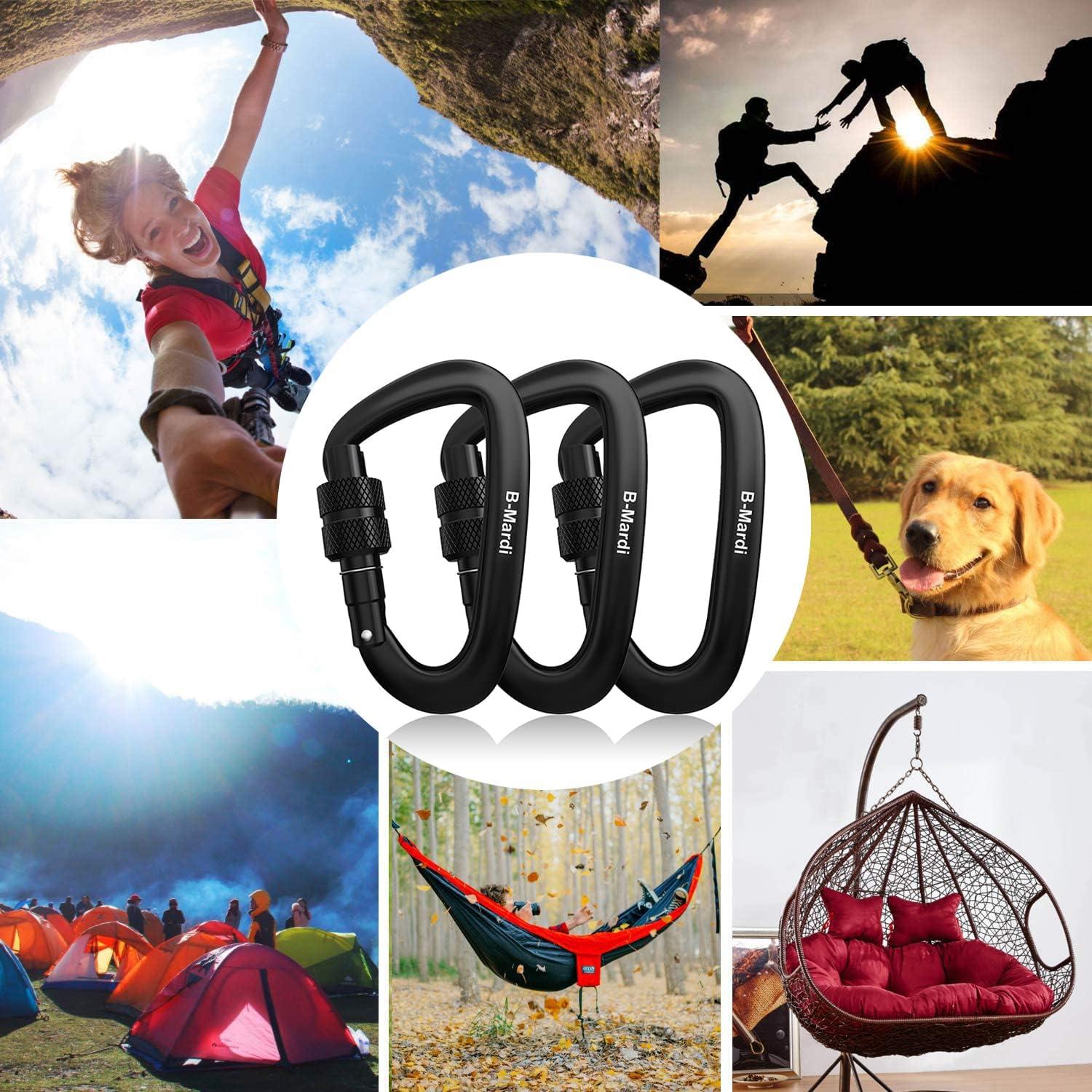 Ganchos de Carabineros B-Mardi 12kN Aluminio Multiusos