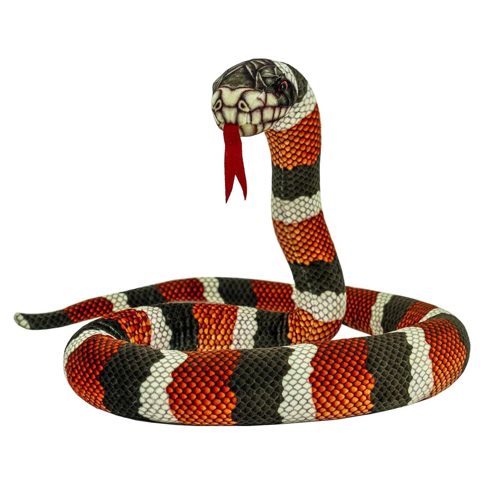 Juguete de Peluche Serpiente YOHAKI 150 cm Suave y Realista