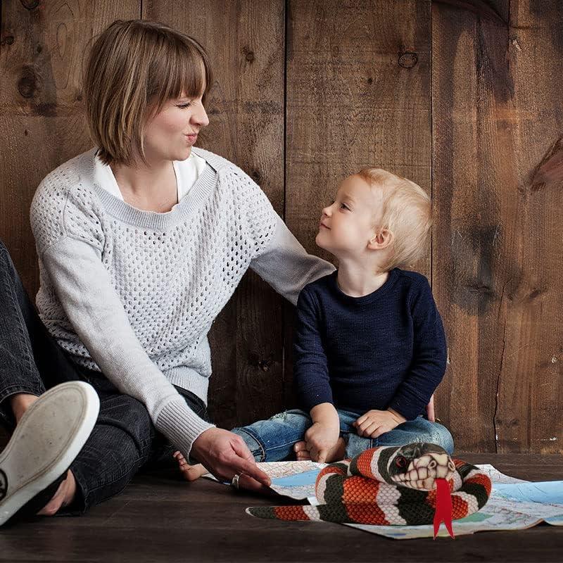 Juguete de Peluche Serpiente YOHAKI 150 cm Suave y Realista