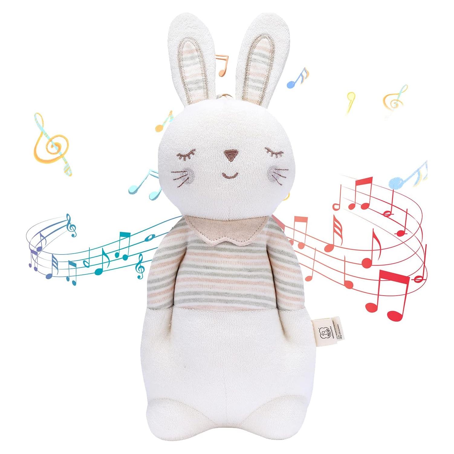 Juguete de Peluche Musical Cottonbebe Conejita 35.5cm