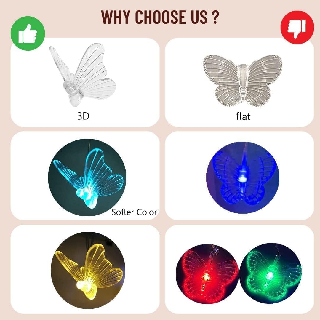 Luces de Hadas Mariposa Cozifycasa LED 20x13.3cm