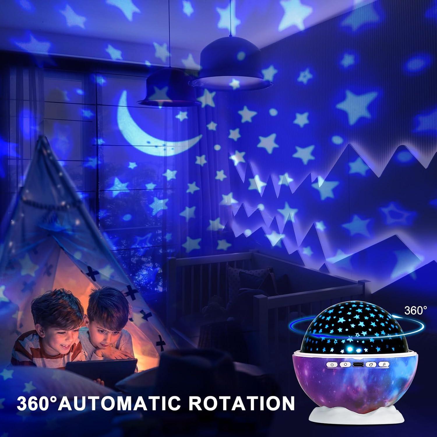 Proyector de Estrellas BAISIQI Luz Nocturna 54 Modos