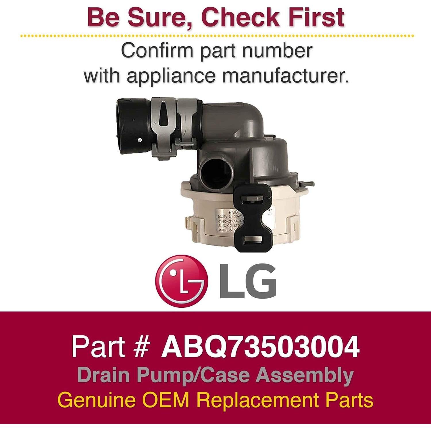 Rodillo de Rejilla LG ABQ73503004 para Lavavajillas