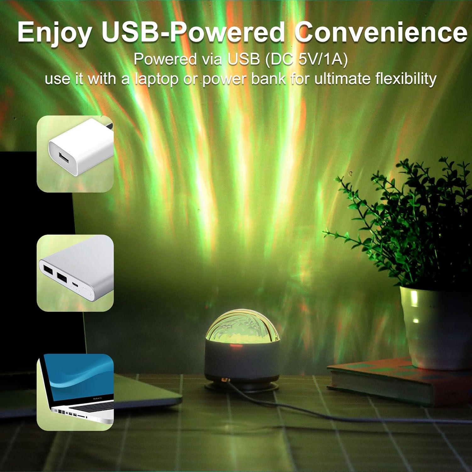 Proyector de Luz del Norte HUMIIEYE DY-FWD02 16 Colores