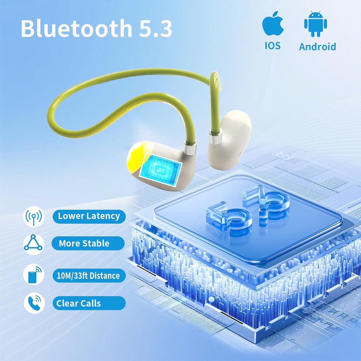 Auriculares Inalámbricos EJEAS X3 con Luz LED y Resistencia al Agua