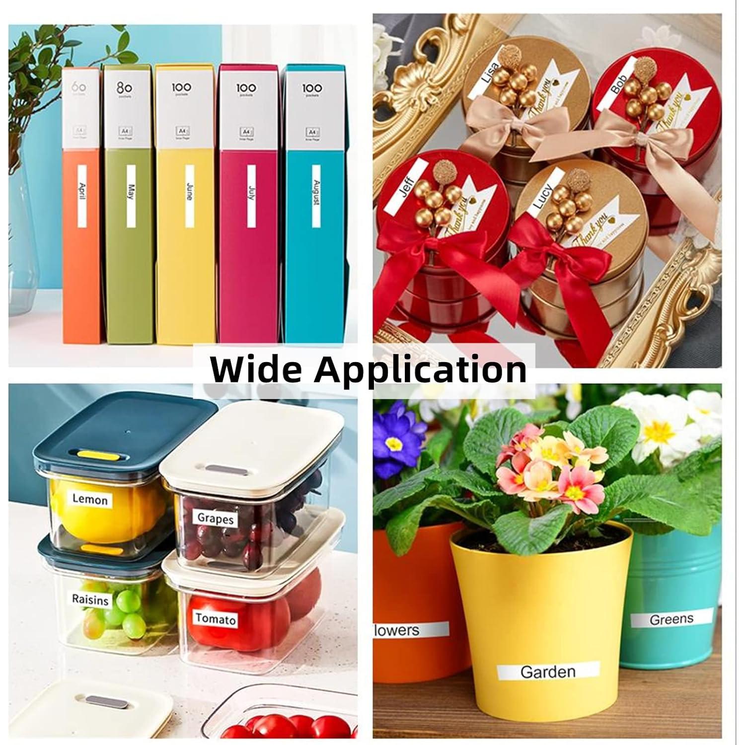 Paquete de 6 Cintas Laminadas 6mm Topcolor para Brother P Touch