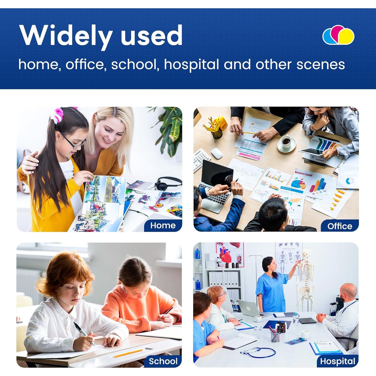 Cartucho de Tóner Nildoa TN-227 Paquete 4 Colores Alto Rendimiento